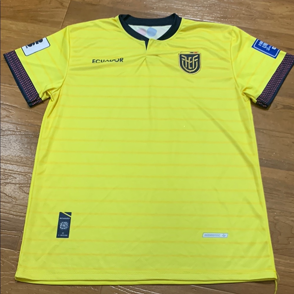 Ecuador National Team Yellow Soccer Jersey